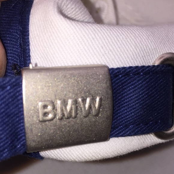 BMW Logo Vehicle Brand Baseball Cap Hat Blue & White Luxury - Picture 5 of 9